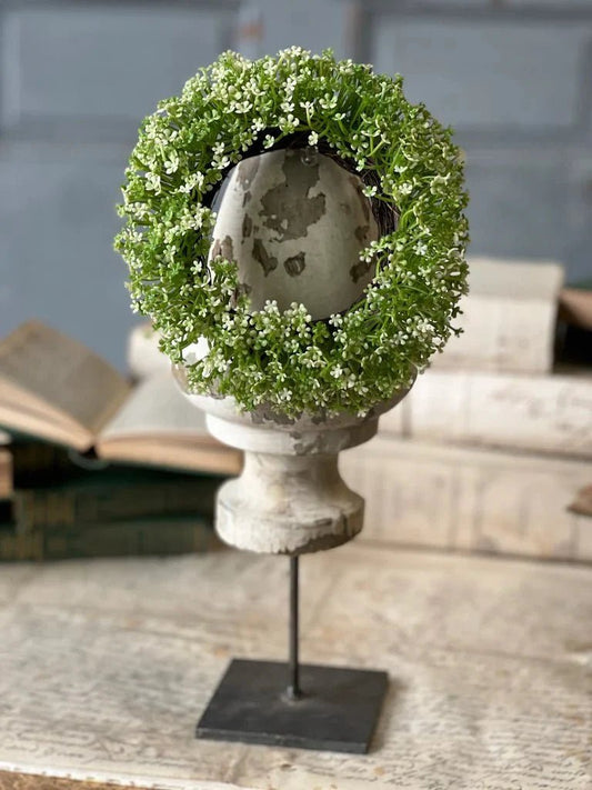 10" Elfin Blooms Candle Ring - The Mustard Seed Collection, The Seed