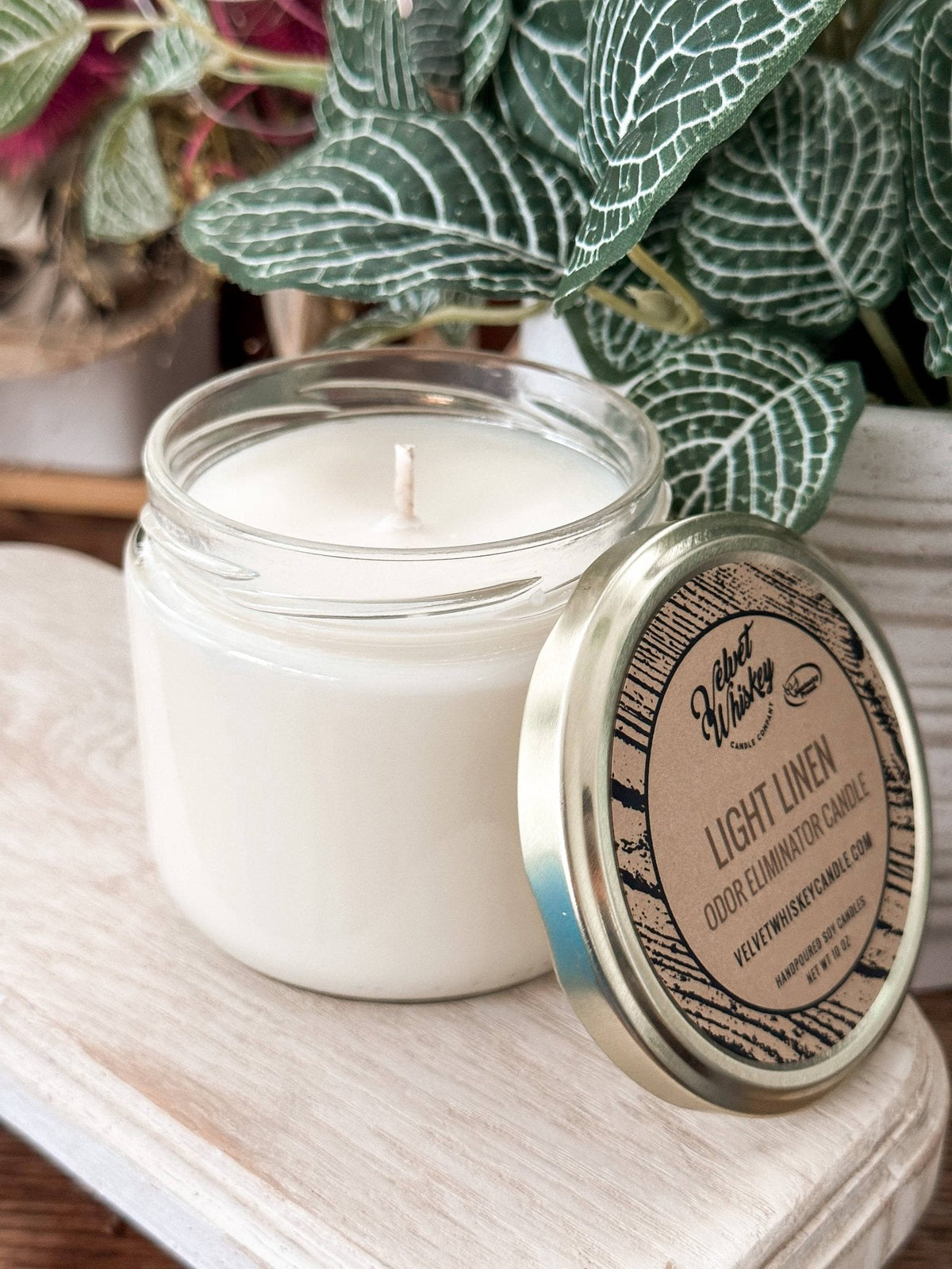 11 oz Light Linen Candle - The Mustard Seed Collection, The Seed