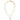 Set Of Two Chain Link Necklace Featuring Rhinestone & Lock Pendants Judson