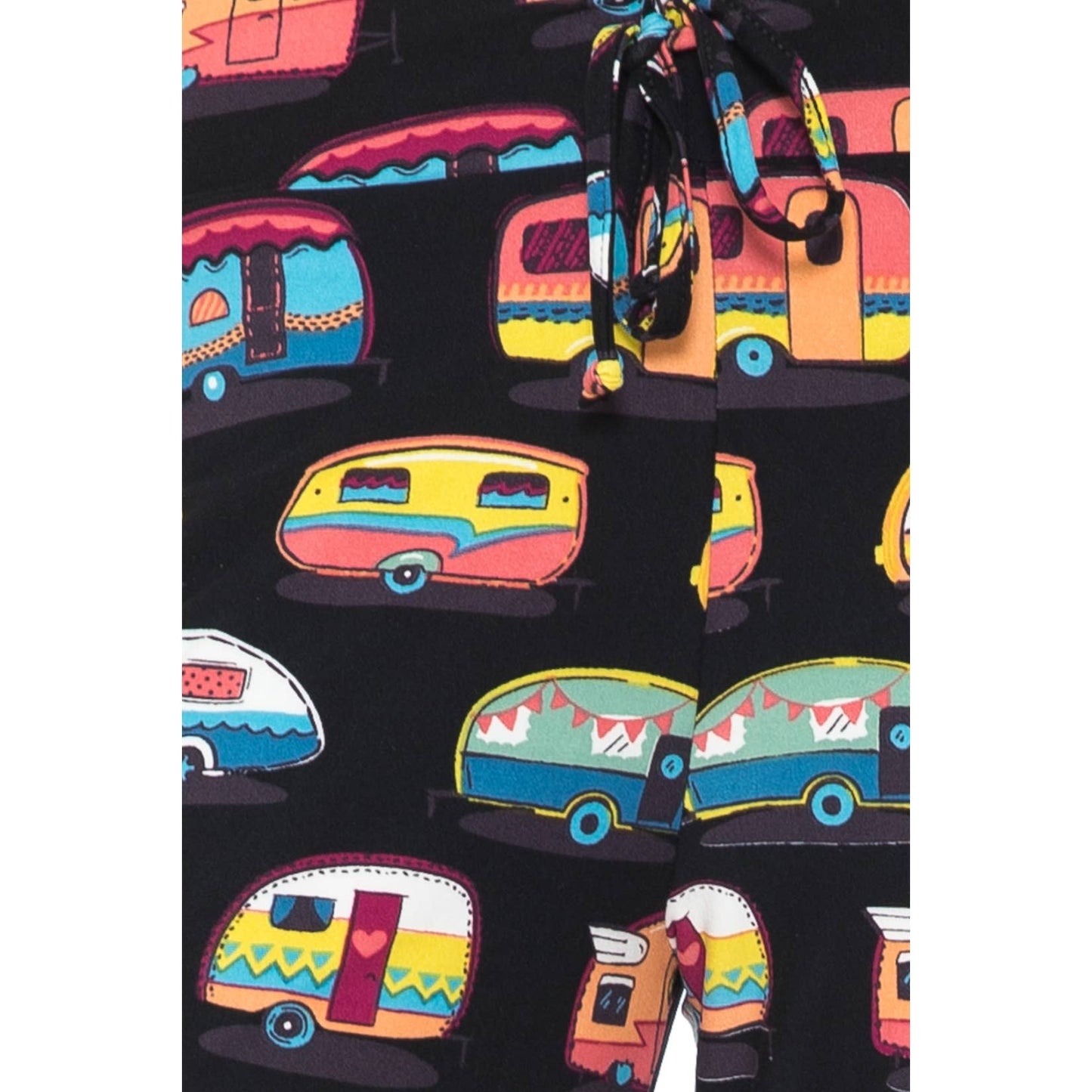 Campers on Buttery Soft Pajama Pants with Drawstring