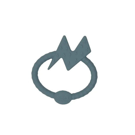 Bolt Silicone Sensory Teether Slate Blue