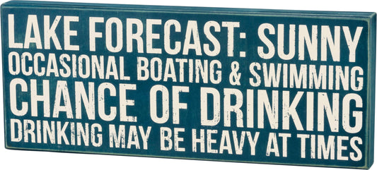 Lake Forecast Box Sign