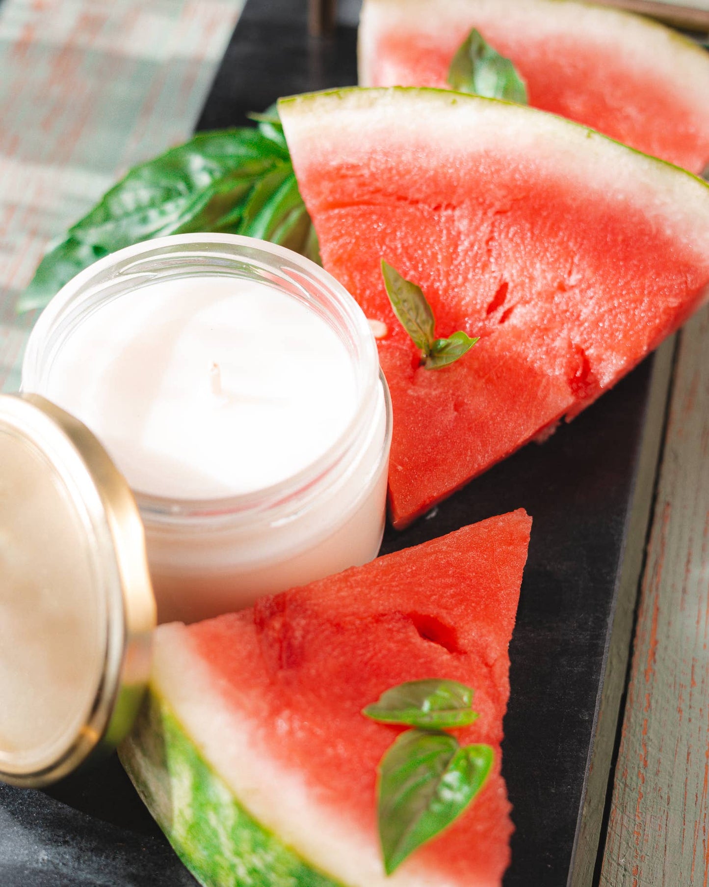 6 oz Melon Basil Candle