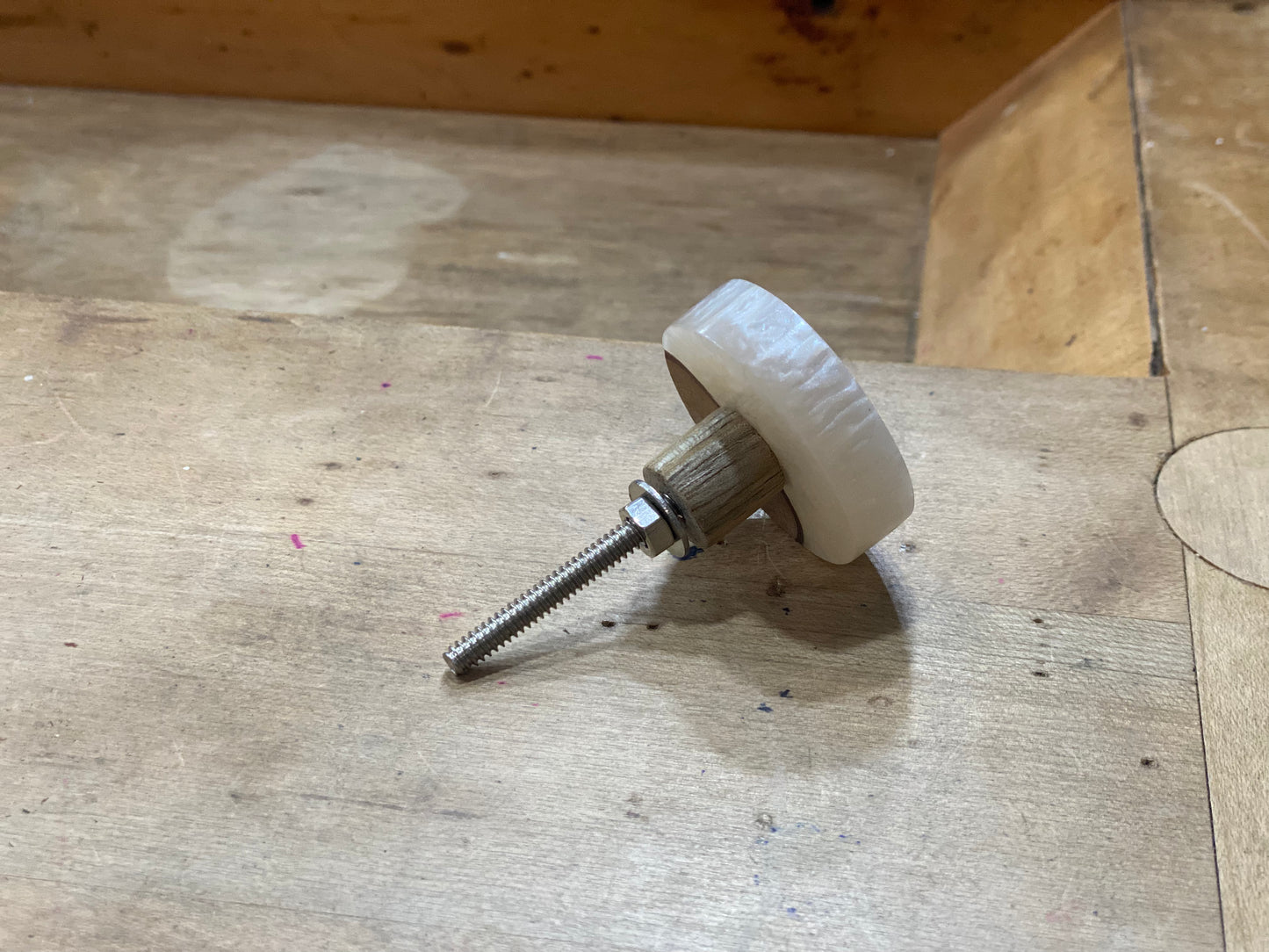 Round Wooden Knob