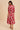 COTTON FLORAL MIDI DRESS: WINTERBERRY / S In Loom