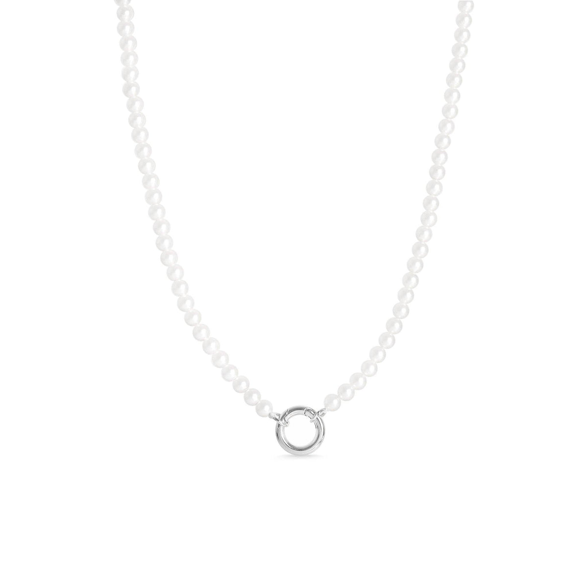 Pearl Charm Keeper Necklace: Kiska / Gold WJW