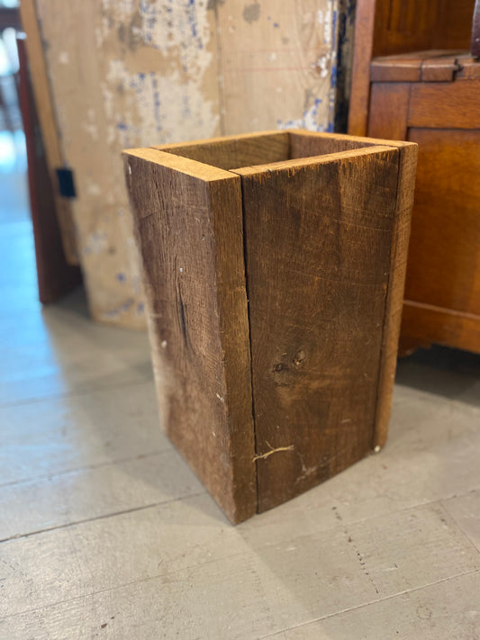 Handmade Pecky Cypress Planter/Box/Trash Can