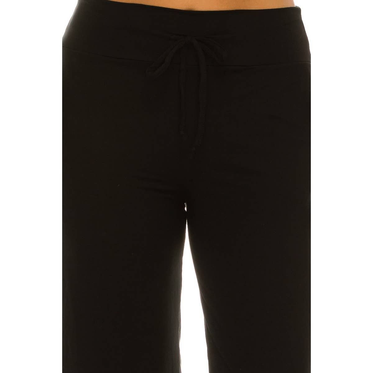 Buttery Soft Pajama Pants with Drawstring: Black