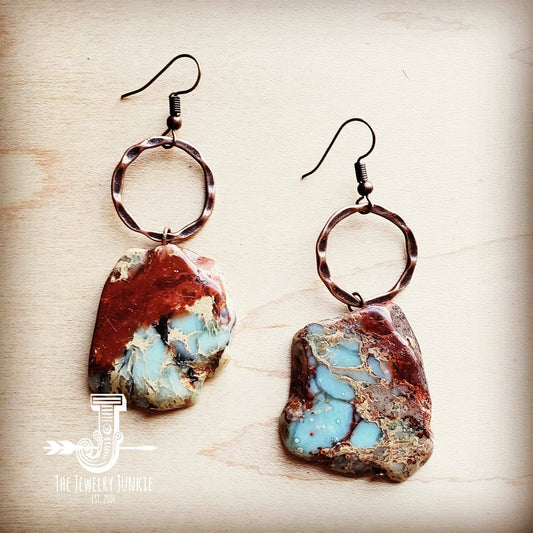 Aqua Terra Chunky Dangle Earrings