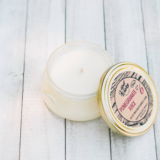 6 oz Pomegranate Juice Candle - The Mustard Seed Collection, The Seed