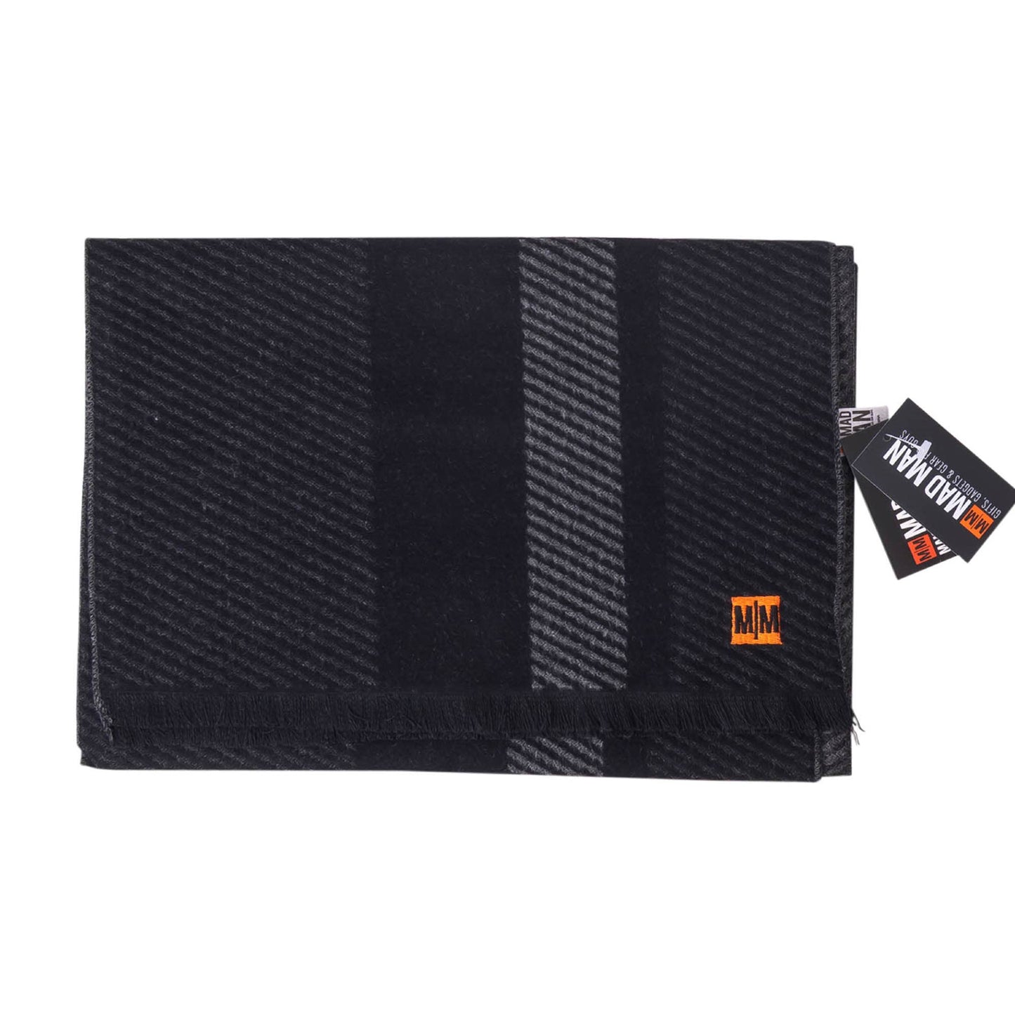 Classic Scarf: Black & Grey