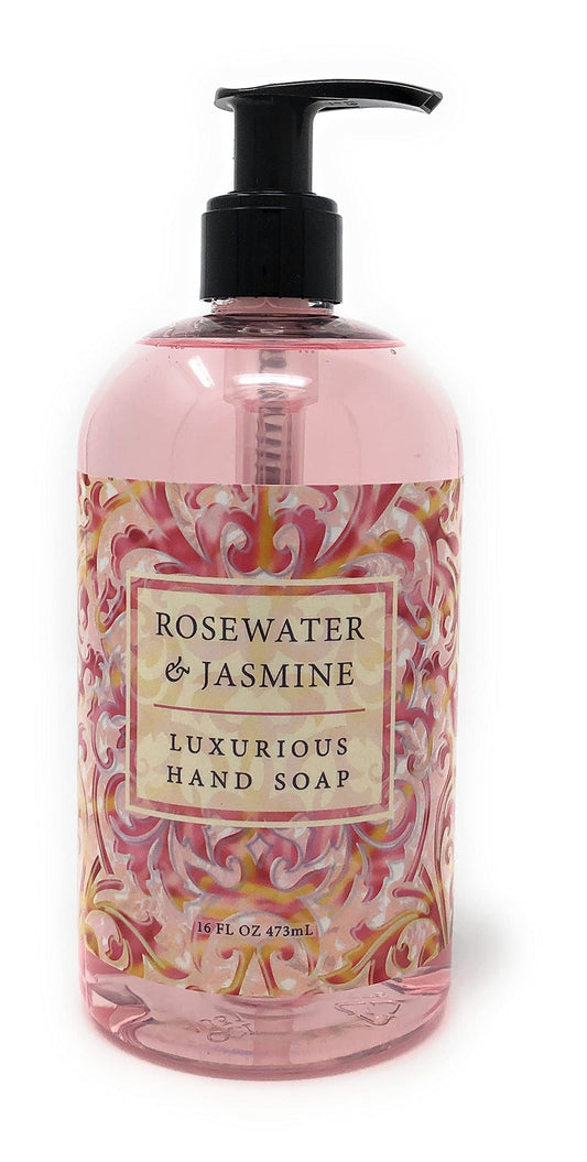 Rosewater & Jasmine 16oz Hand Soap