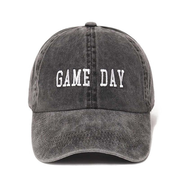 Game Day Baseball Cap Black
