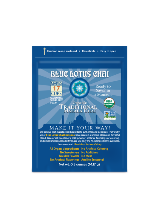 Organic Traditional Masala Chai - 0.5oz pouch (17 cups)