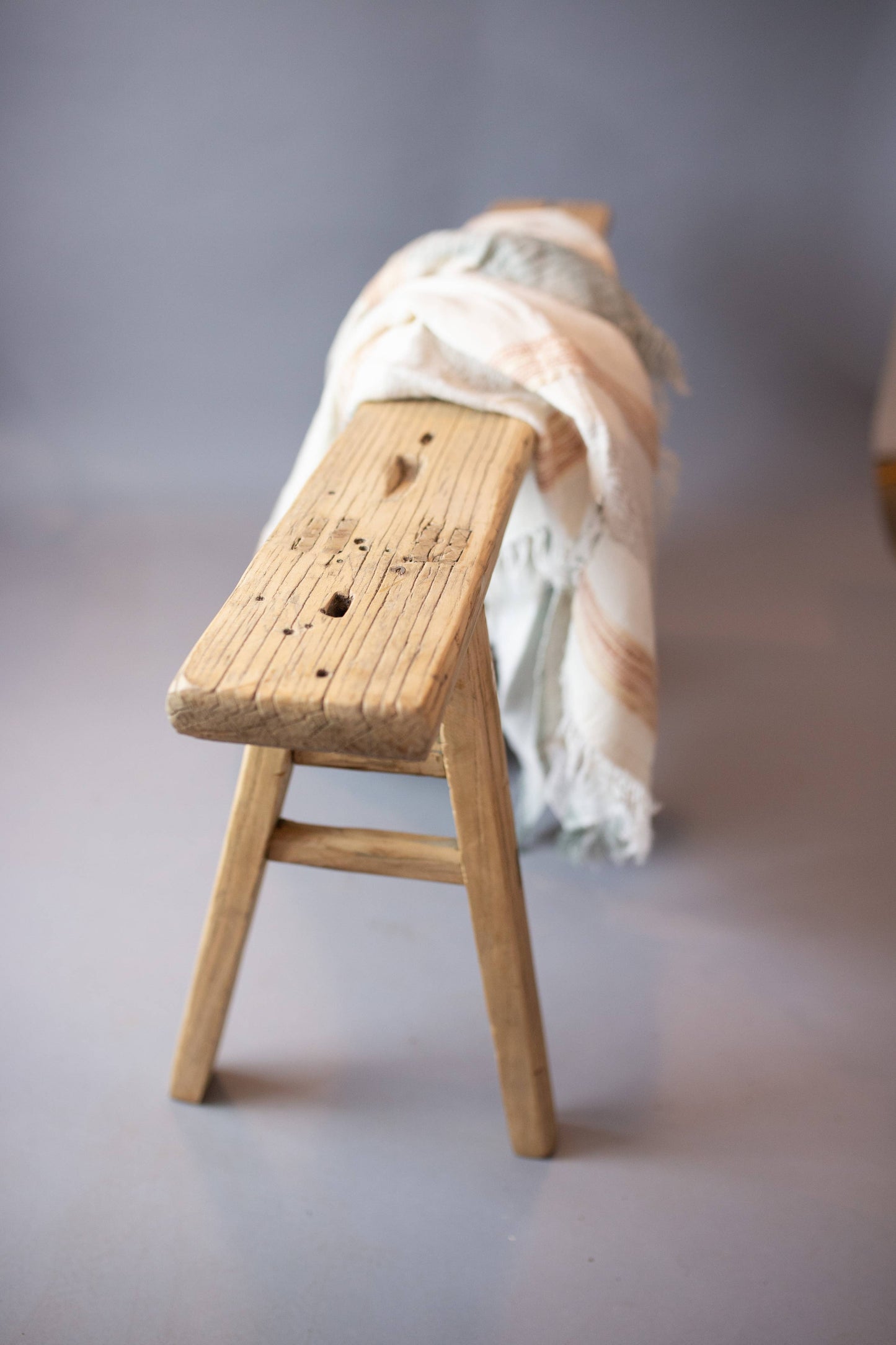 Skinny Elm Bench / Noodle bench