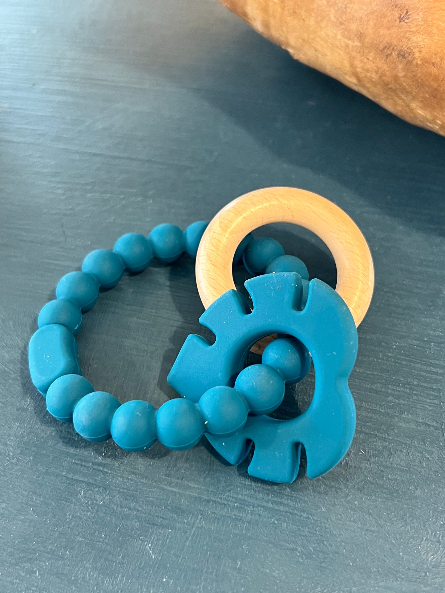 3 In 1 Baby Teether BPA Free Teal