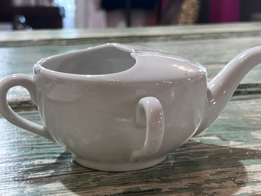 Antique Baby Invalid Feeder Cup Porcelain