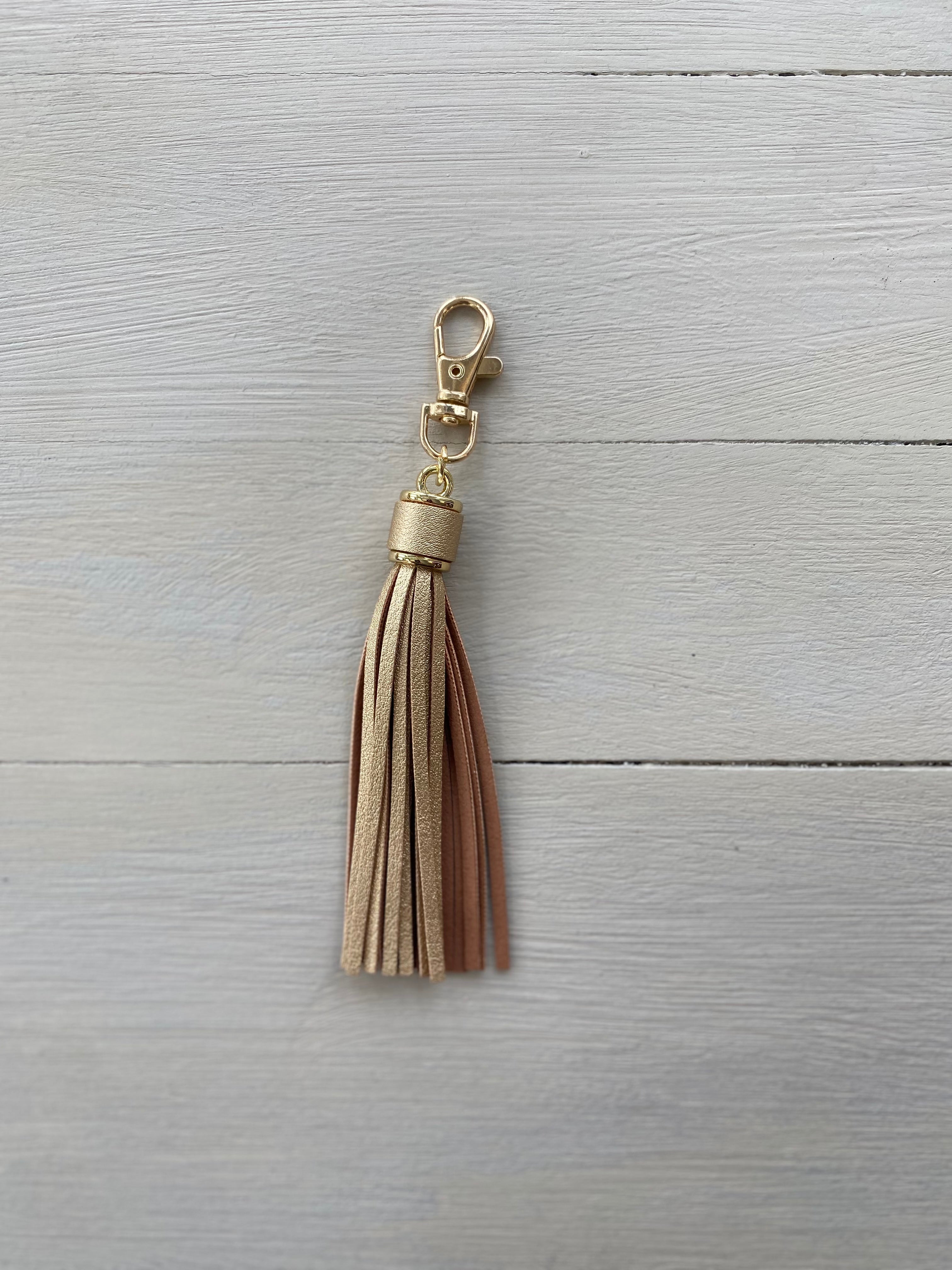 SVF Animal Print Faux Leather Tassel and Motivational Engraved Acrylic Charm of choice! (Copy) The Mustard Seed Collection, The Seed