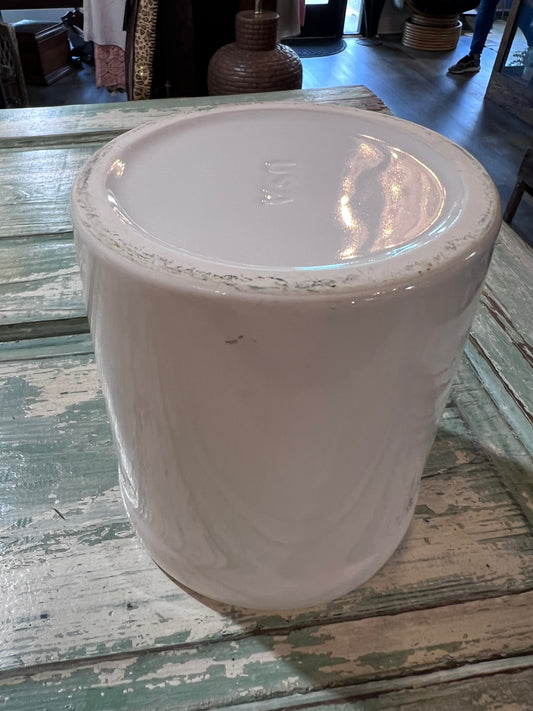 Vintage USA Marked Pottery Utensil Holder