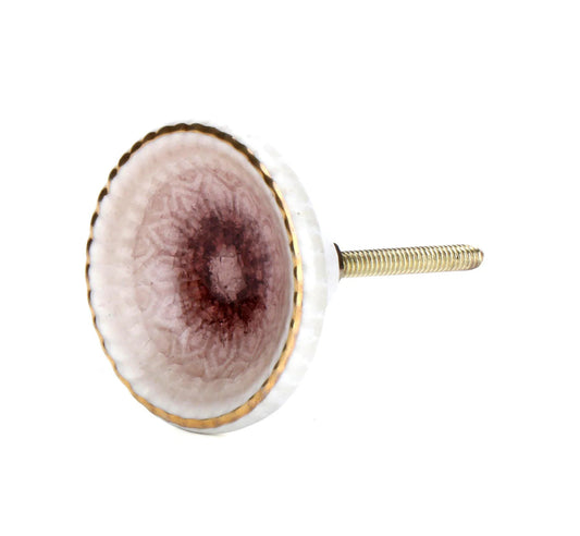 Marrakech Ceramic Knob Pink