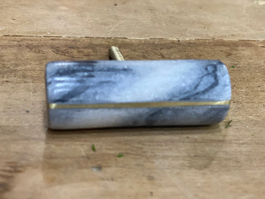 Ellipse Grey Marble Knob