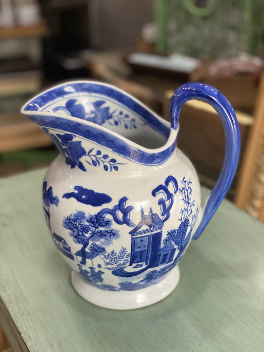 Chinese Blue and White Ceramic Pitcher
