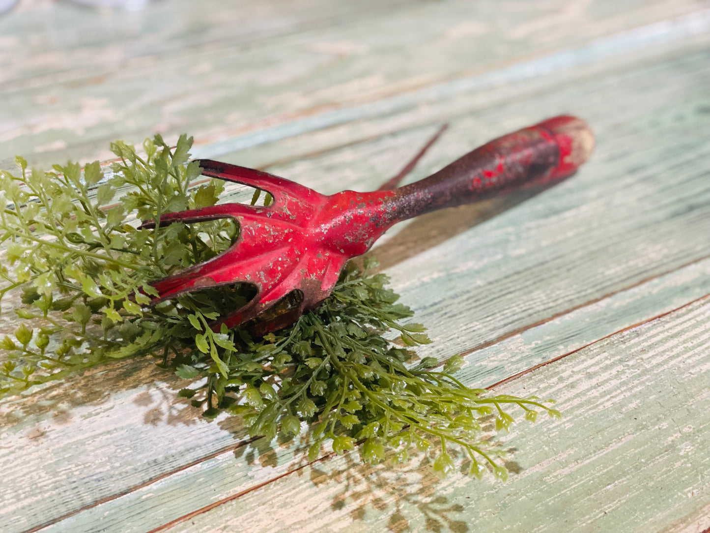 Old Handheld Garden Rake