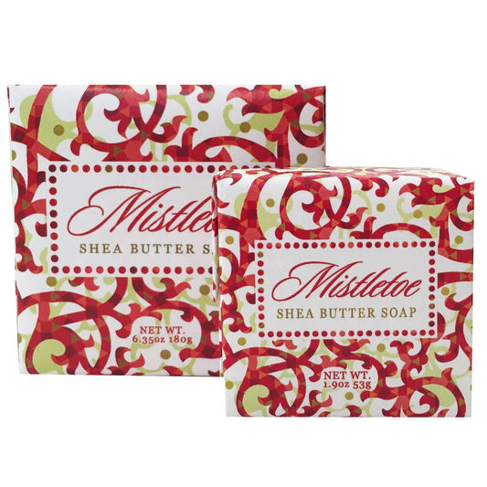 Mistletoe Shea Butter— 1.9oz Square Soap