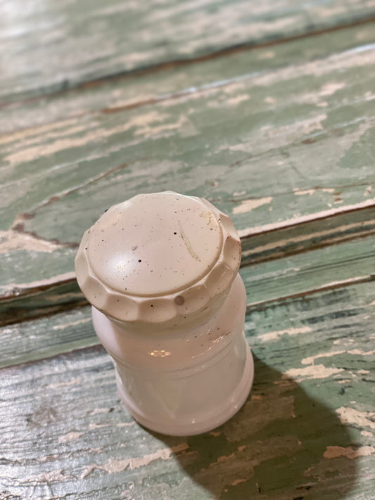 Antique Milk Glass Pharmacy Bottle