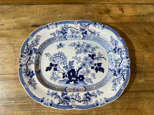 Real Stone China Oval Platter