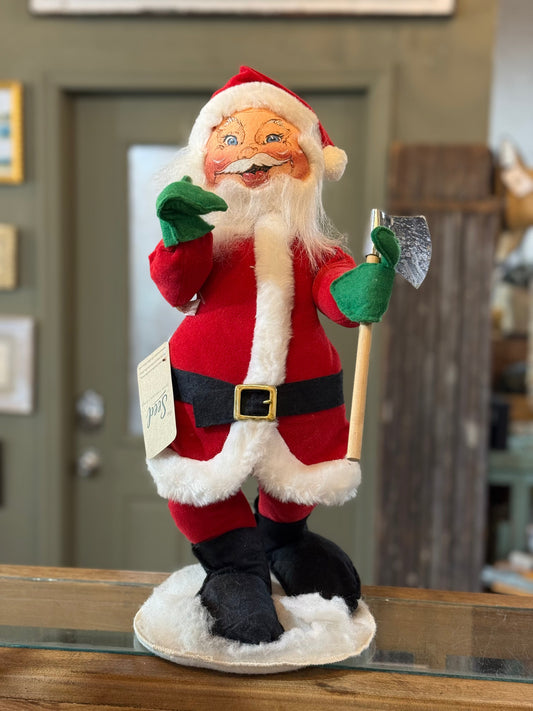 Anna Lee Santa with Ax