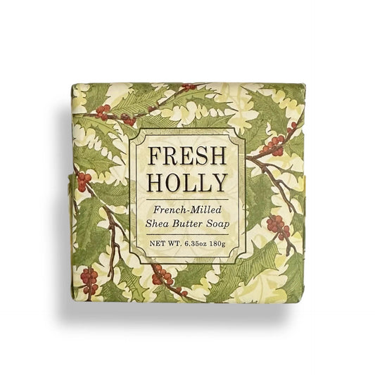 Fresh Holly French Milled Shea Butter— 1.9oz Square Soap