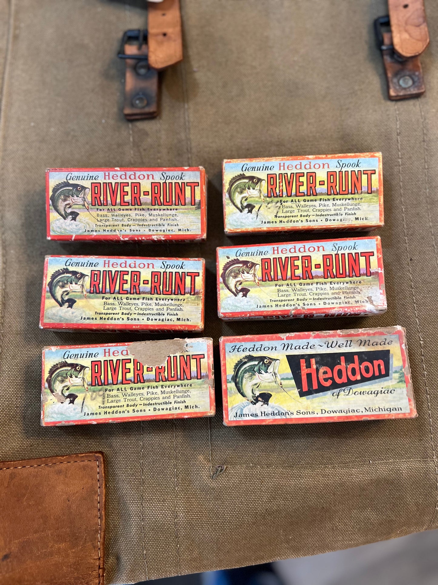 Vintage Heddon River Runt Spook Lure