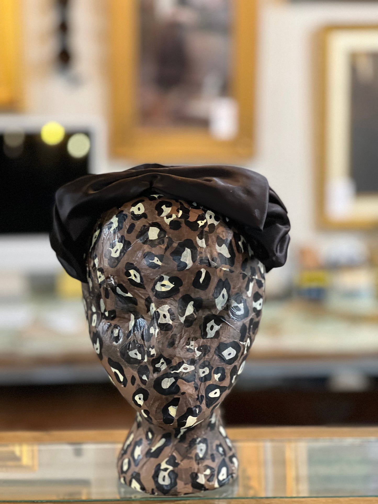 Vintage Black Bows Headpiece