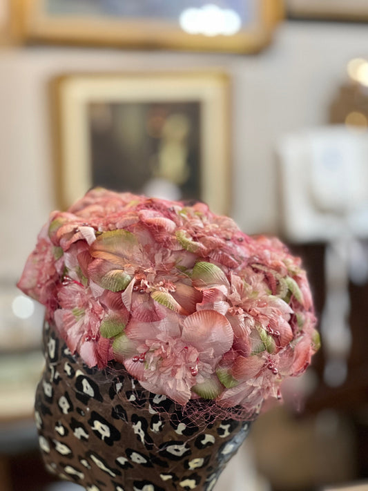 Antique Floral Hat
