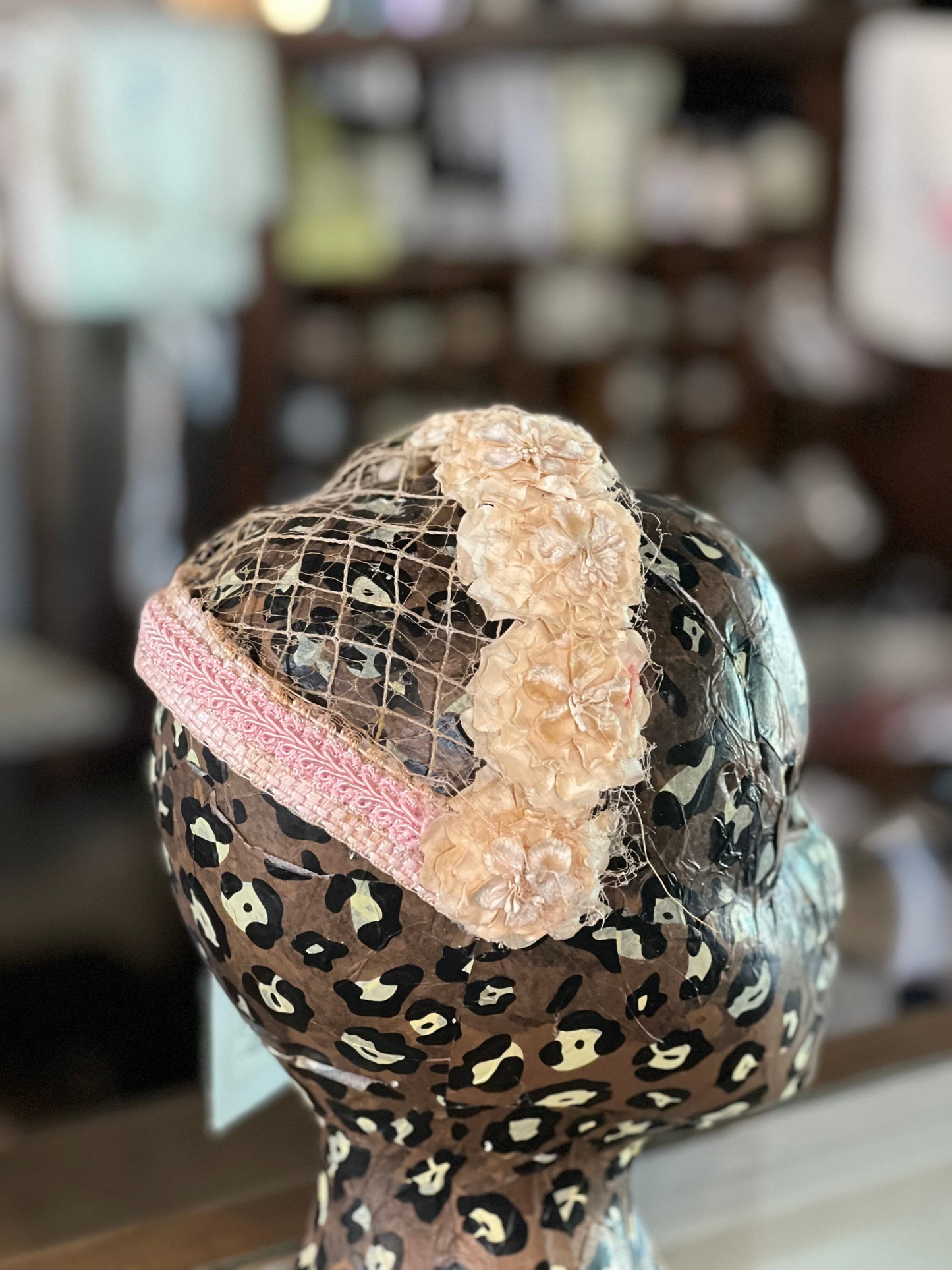 Antique Victorian Floral Head-Piece