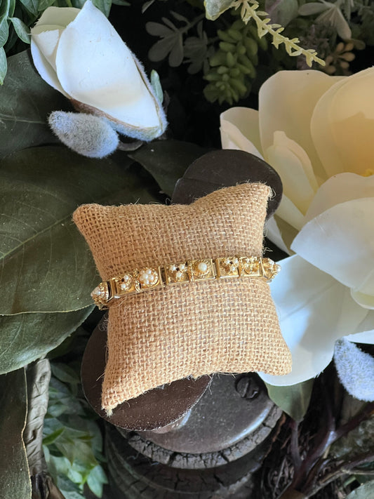 Vintage Florenza Panel Bracelet