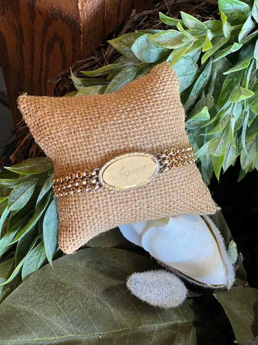 "Agnes" ID Bracelet