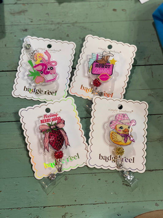 Assorted Badge Reels by Simply Southern