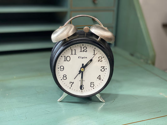 Elgin Twin Bell Alarm Clock