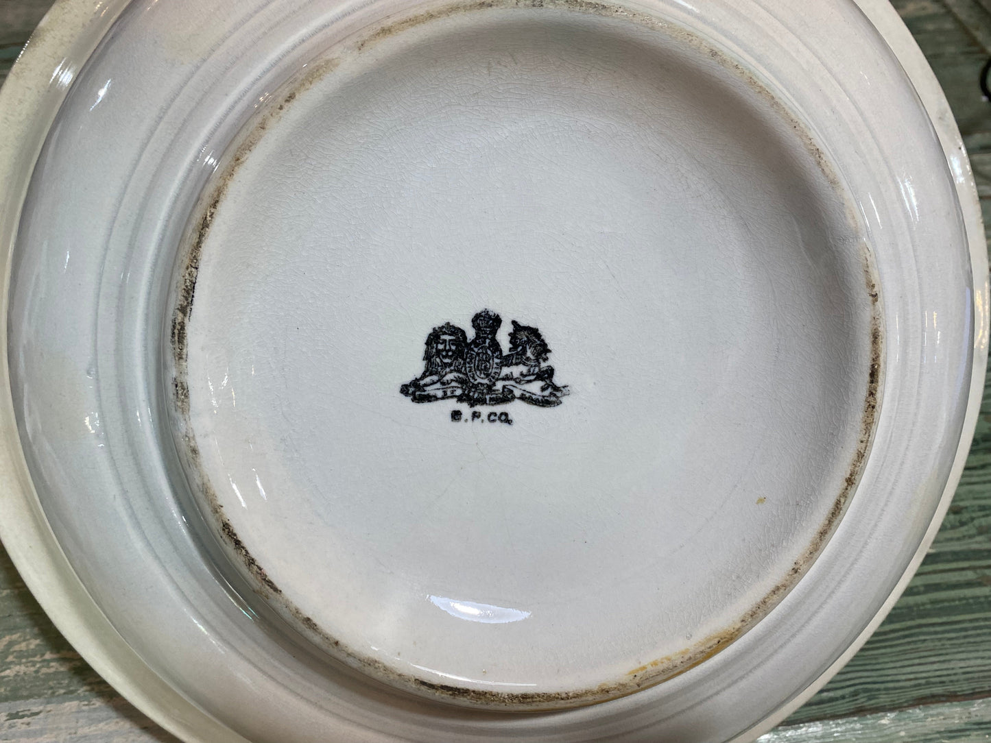 14" Ironstone Serving Dish