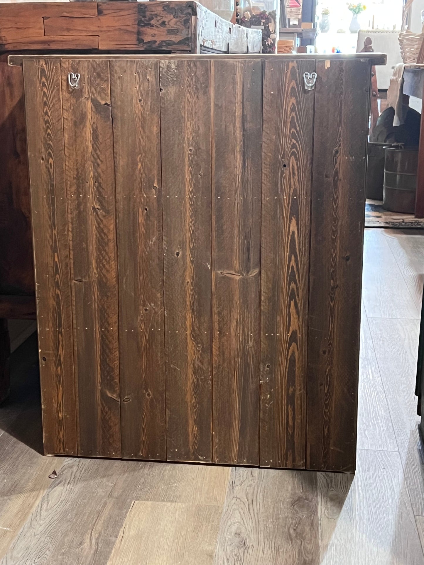 Wooden Brown/Yellow Cupboard