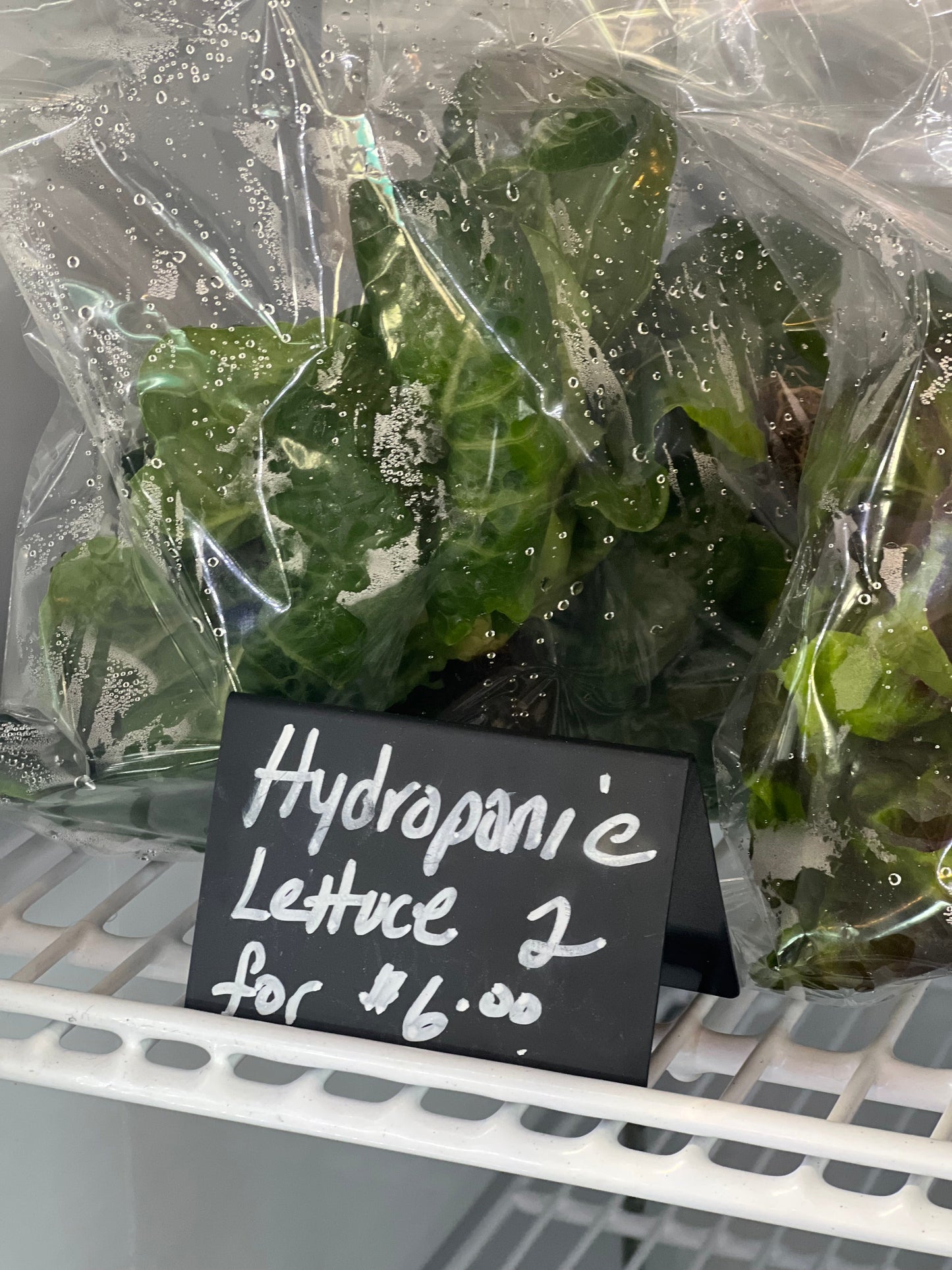 Lettuce: 2 heads per bag
