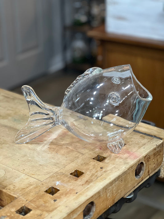 Blenko Glass Fish Bowl or Vase