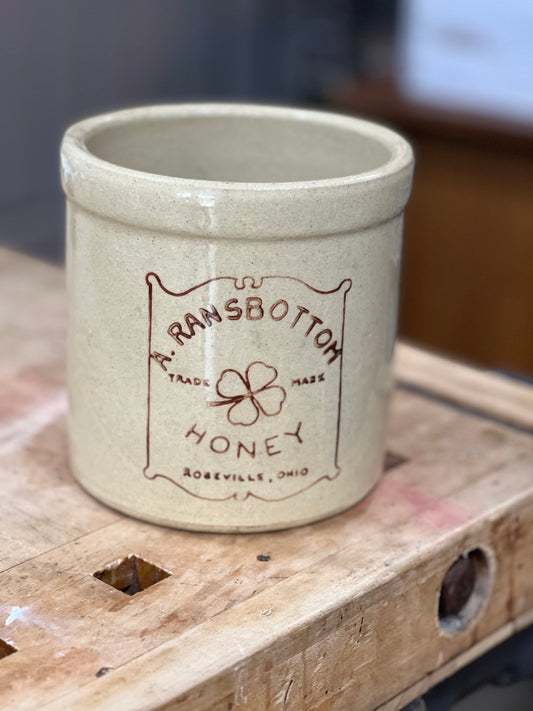 Ransbottom Honey Stoneware Crock