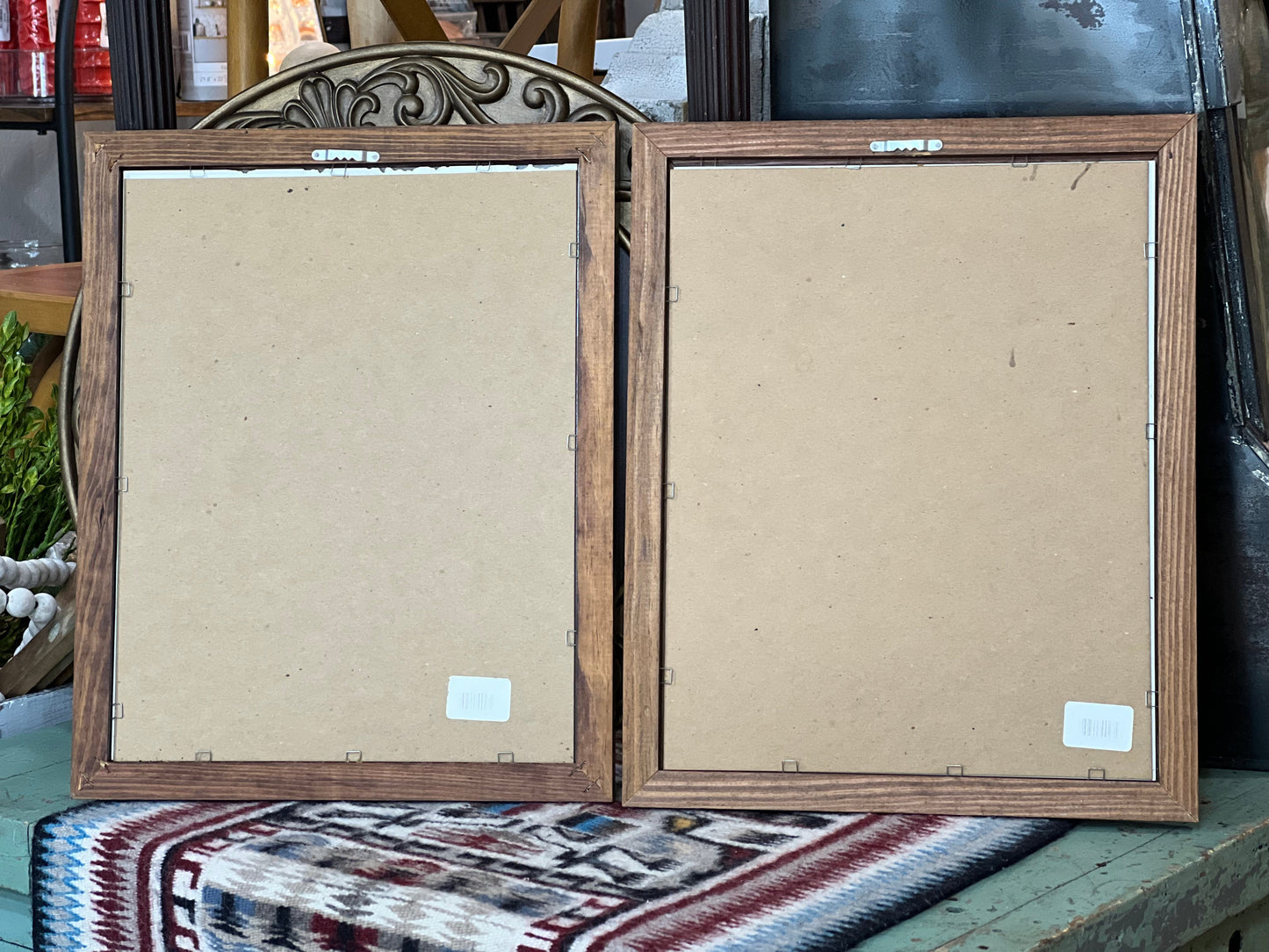 Pair of Wood Framed Duck Prints