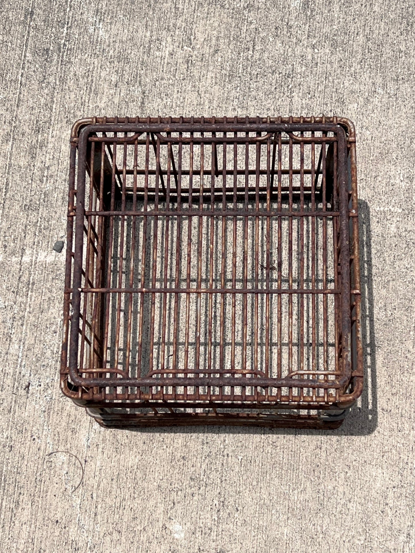 Sealtest Heavy Galvanized Milk Crate