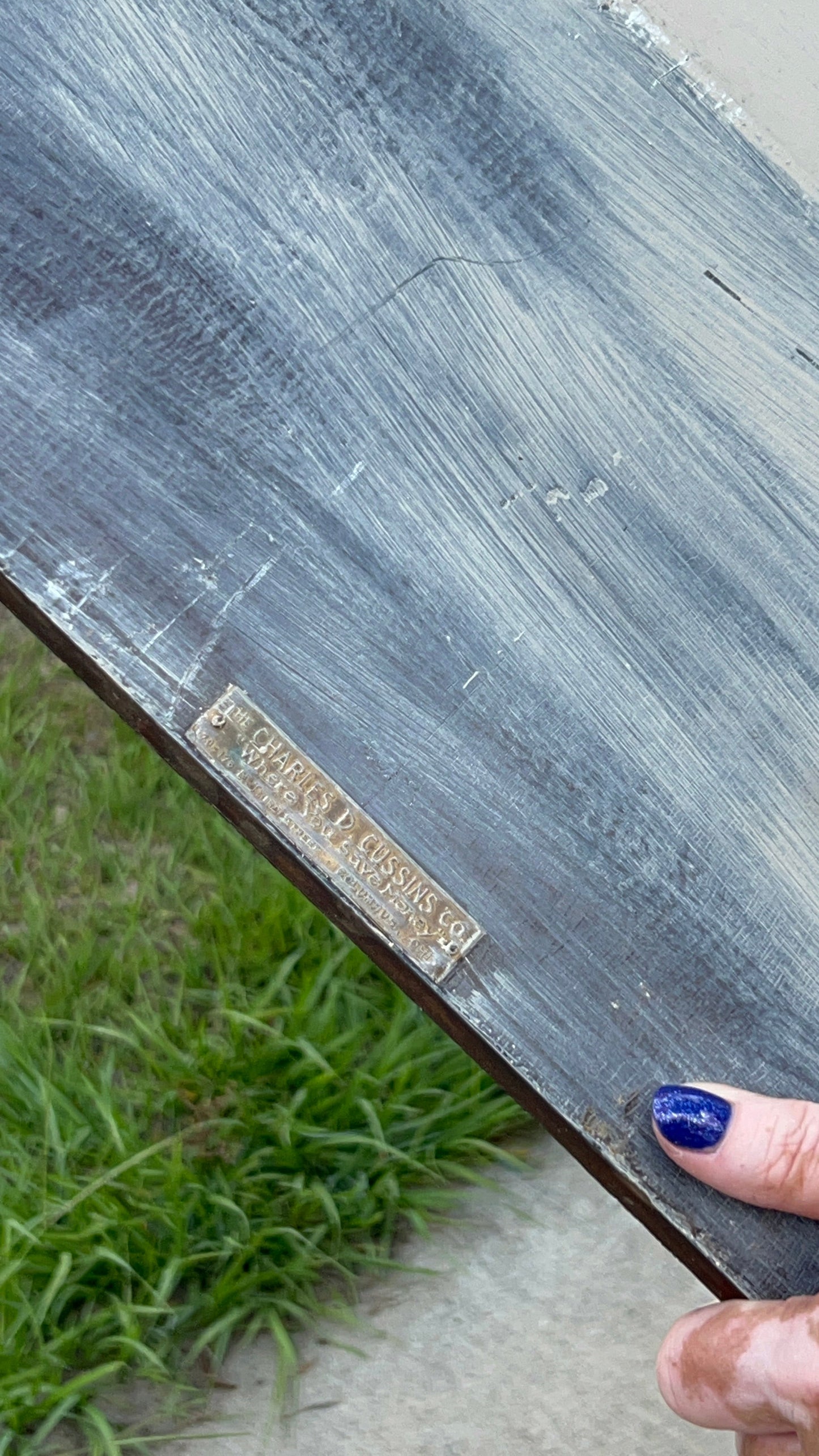 Full Headboard in Country Grey