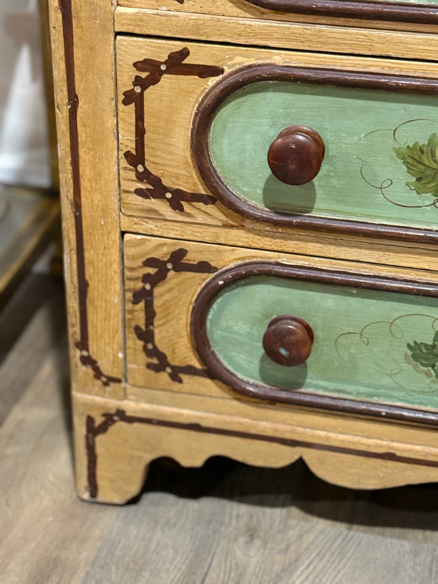 Antique Painted Pine Dresser