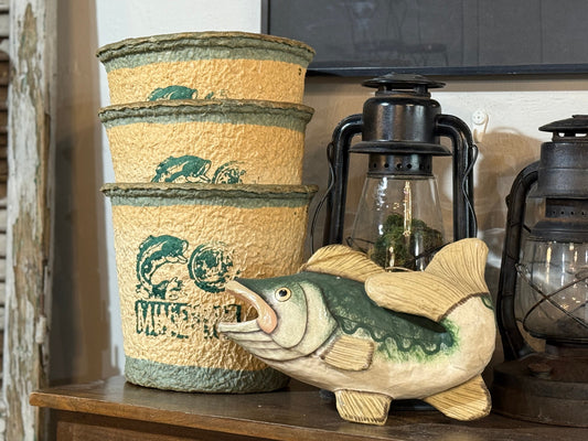 Vintage Paper Mache Fish